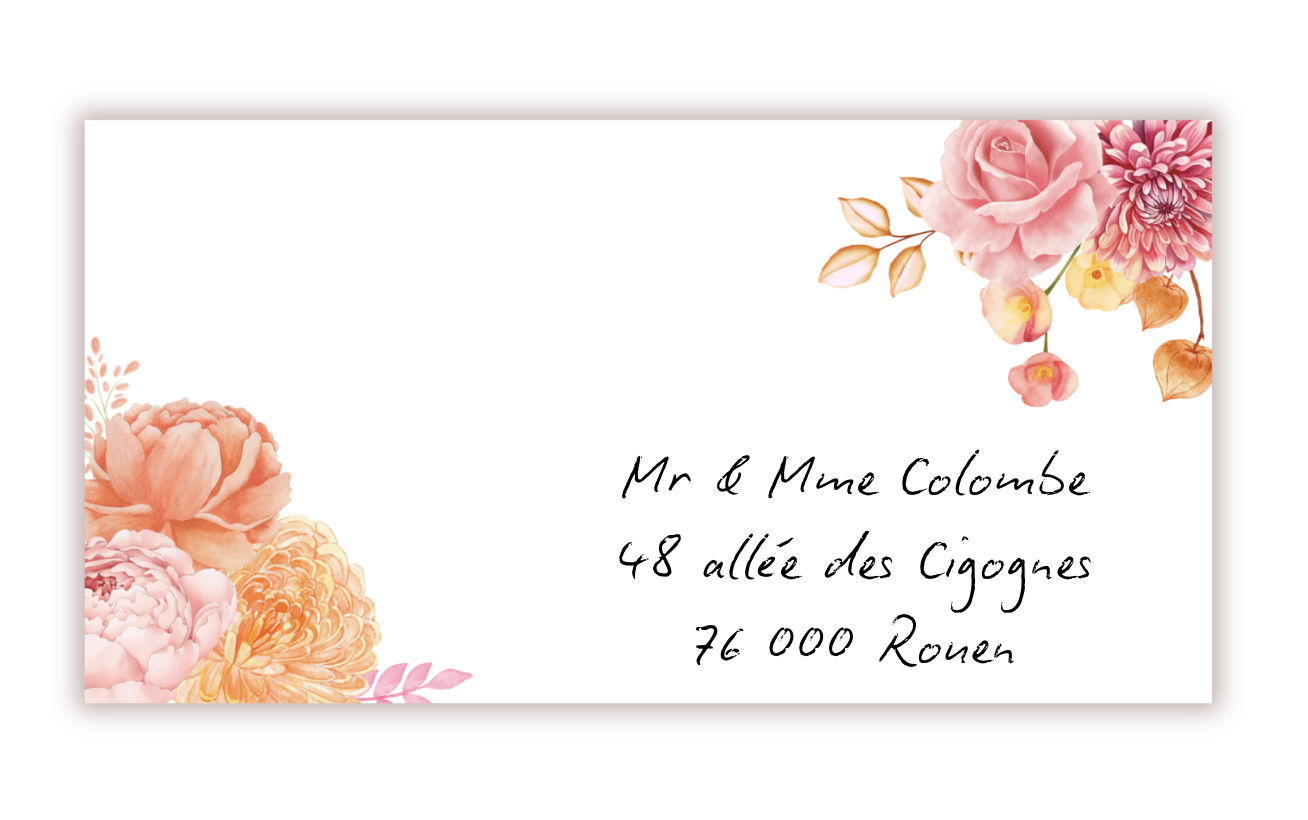 Étiquette enveloppe